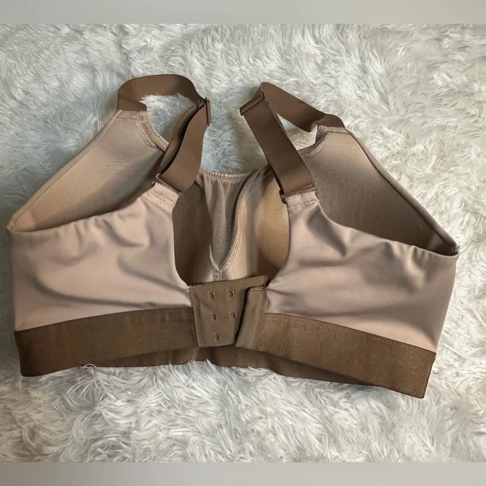 ThirdLove Sports Bra 34 E Brown Kinetic Adjustable High Support Cups Wireless - Picture 13 of 13